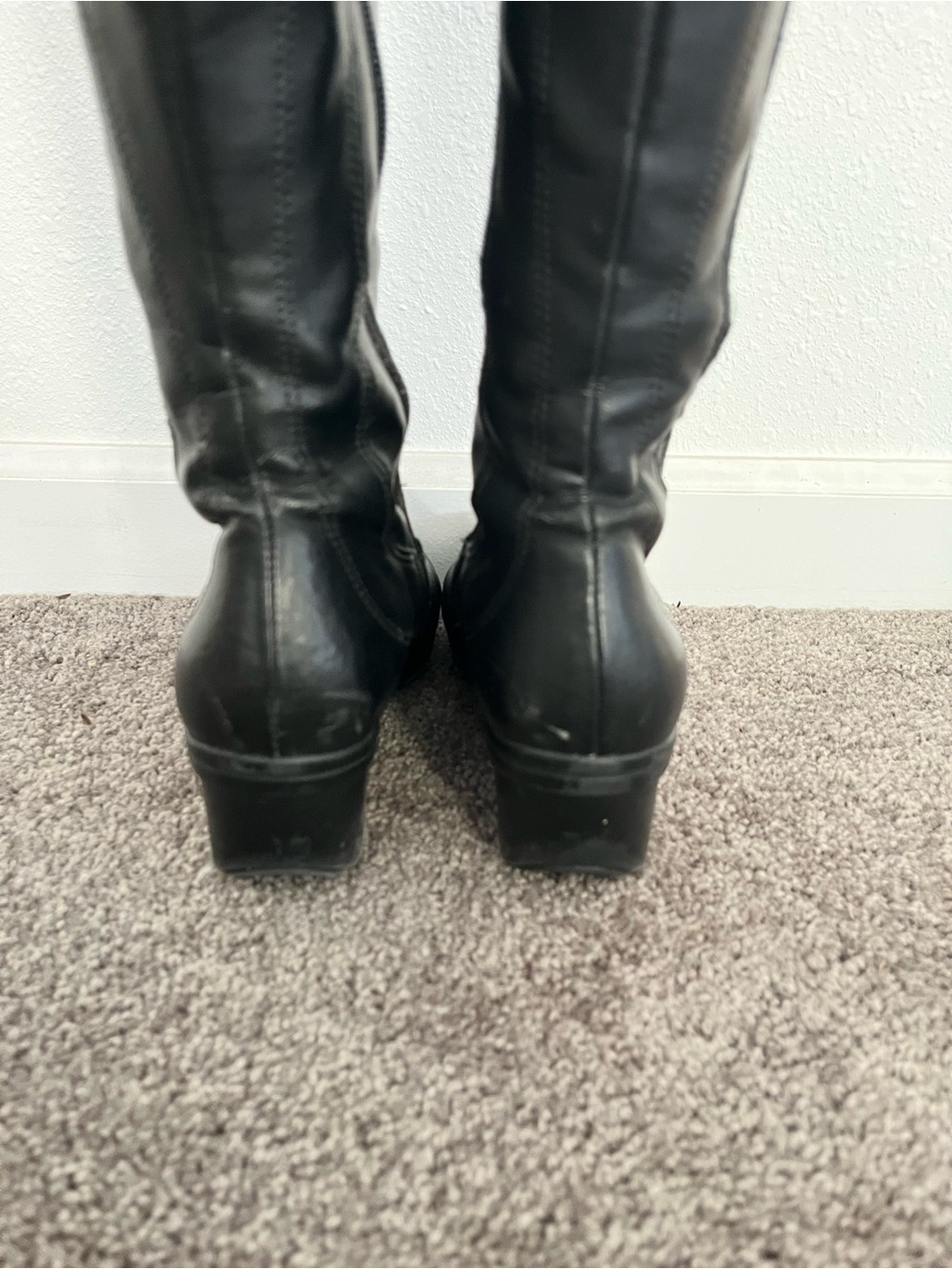 Y2K Kenneth Cole Reaction Wedge Boot, size 7.5 - Picture 6 of 11